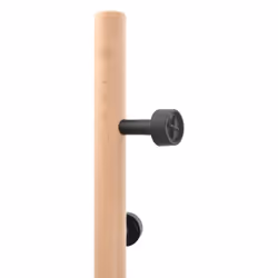 vidaXL Coat Stand Coat Rack Clothes Stand Coat Hanger Black Powder-coated Iron - Additional view 6