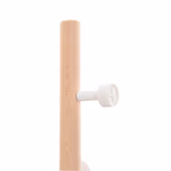 vidaXL Coat Stand Coat Rack Clothes Stand Coat Hanger White Powder-coated Iron - Additional view 6