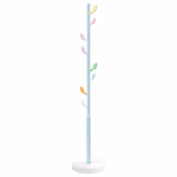 vidaXL Coat Stand Coat Rack Clothes Stand Coat Hanger Blue Powder-coated Iron - Additional view 4