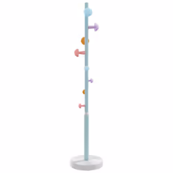 vidaXL Coat Stand Coat Rack Clothes Stand Coat Hanger Blue Powder-coated Iron