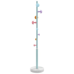 vidaXL Coat Stand Coat Rack Clothes Stand Coat Hanger Blue Powder-coated Iron