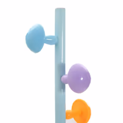 vidaXL Coat Stand Coat Rack Clothes Stand Coat Hanger Blue Powder-coated Iron - Additional view 6