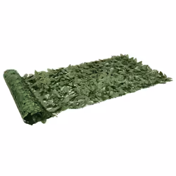 vidaXL Balcony Screen with Dark Green Leaves 200x100 cm