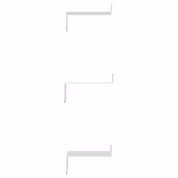 vidaXL Wall Shelves Floating Shelf Storage Shelf 3 pcs Silver Stainless Steel - Additional view 4
