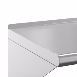 vidaXL Wall Shelf Floating Shelf Wall Storage Shelf Silver Stainless Steel - Additional view 7