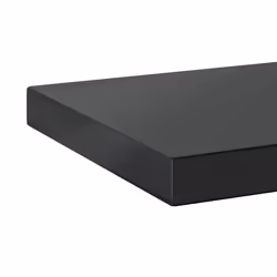 vidaXL Wall Shelves Floating Shelf Wall Storage Shelf 2 pcs Stainless Steel - black, 100 x 23.5 x 3 cm - Additional view 8