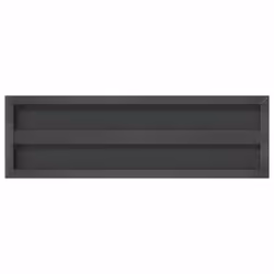 vidaXL Wall Shelves Floating Shelf Wall Storage Shelf 2 pcs Stainless Steel - black, 75 x 23.5 x 3 cm - Additional view 6