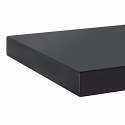 vidaXL Wall Shelves Floating Shelf Wall Storage Shelf 2 pcs Stainless Steel - black, 75 x 23.5 x 3 cm - Additional view 8