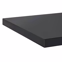 vidaXL Wall Shelves Floating Shelf Wall Storage Shelf 2 pcs Stainless Steel - black, 50 x 40 x 3 cm - Additional view 9