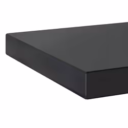 vidaXL Wall Shelves Floating Shelf Wall Storage Shelf 2 pcs Stainless Steel - black, 50 x 23.5 x 3 cm - Additional view 8