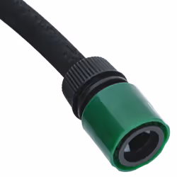 vidaXL Garden Soaker Hose Weeping Pipe Drip Hose Irrigation Pipe Black Rubber - with accessories, 100 m - Additional view 4