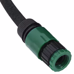 vidaXL Garden Soaker Hose Weeping Pipe Drip Hose Irrigation Pipe Black Rubber - without accessories, 100 m