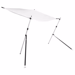 cm) vidaXL T-Top Shade Extension T-Top Bow Shade UV Protection Bow Area Sun Shade - white, 170 x 170 x (113-182,5