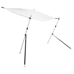 cm) vidaXL T-Top Shade Extension T-Top Bow Shade UV Protection Bow Area Sun Shade - white, 170 x 170 x (113-182,5