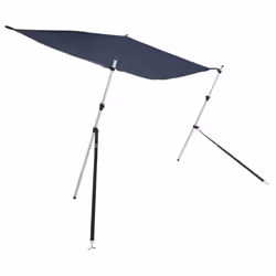 cm) vidaXL T-Top Shade Extension T-Top Bow Shade UV Protection Bow Area Sun Shade - blue, 170 x 170 x (113-182,5