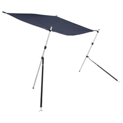 cm) vidaXL T-Top Shade Extension T-Top Bow Shade UV Protection Bow Area Sun Shade - blue, 170 x 170 x (113-182,5