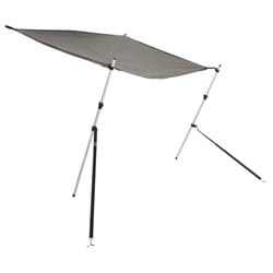 cm) vidaXL T-Top Shade Extension T-Top Bow Shade UV Protection Bow Area Sun Shade - grey, 170 x 170 x (113-182,5