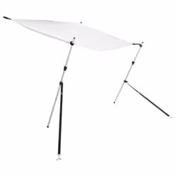 cm) vidaXL T-Top Shade Extension T-Top Bow Shade UV Protection Bow Area Sun Shade - white, 174 x 205 x (115-194