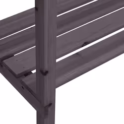 vidaXL Plant Table with Shelves Plant Stand Table Flower Stand Solid Wood Fir - grey - Additional view 7