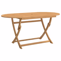 vidaXL Garden Dining Set 9 Piece Outdoor Table and Chair Solid Wood Acacia - Additional view 5