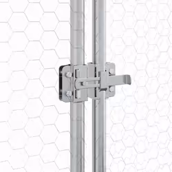 vidaXL Chicken Cage Farm Chicken Coop Chicken Run Cage Silver Galvanised Steel - Additional view 7