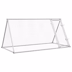 vidaXL Chicken Cage Farm Chicken Coop Chicken Run Cage Silver Galvanised Steel