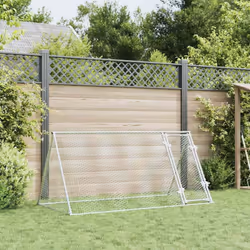 vidaXL Chicken Cage Farm Chicken Coop Chicken Run Cage Silver Galvanised Steel
