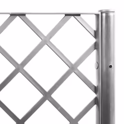 vidaXL Garden Planter with Trellis Patio Flower Pot Planter Box Light Grey PP - light grey, 160 x 120 x 142 cm - Additional view 7