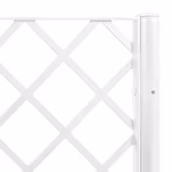 vidaXL Garden Planter with Trellis Patio Flower Pot Planter Box Light Grey PP - white, 200 x 160 x 142 cm - Additional view 7