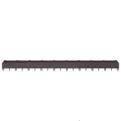 vidaXL Garden Planter with Pegs Raised Bed Outdoor Flower Pot Planter Pot PP - brown, 362,5 x 42,5 x 28,5 cm