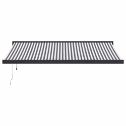 vidaXL Motorised Cassette Awning Retractable Awning Canopy Outdoor Awning - anthracite and black, 400 x 300 cm - Additional view 2