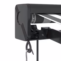 vidaXL Motorised Cassette Awning Retractable Awning Canopy Outdoor Awning - anthracite and black, 400 x 300 cm - Additional view 7