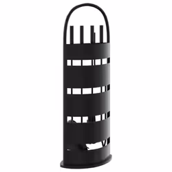 vidaXL Fireplace Tool Set 5 Piece Fireplace Companion Set Fire Poker Set Steel - Additional view 5