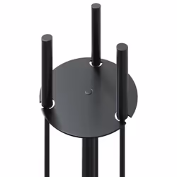 vidaXL Fireplace Tool Set 4 Piece Fireplace Companion Set Fire Poker Set Steel - Additional view 6
