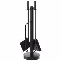 vidaXL Fireplace Tool Set 5 Piece Fireplace Companion Set Fire Poker Set Steel - Additional view 4