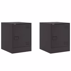 VidaXL 841608, Black, Steel, 345 mm, 390 mm, 440 mm, 2 pc(s)
