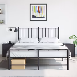 VidaXL 841608 nightstand/bedside table Black
