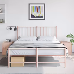VidaXL 841610 nightstand/bedside table Pink - Additional view 2