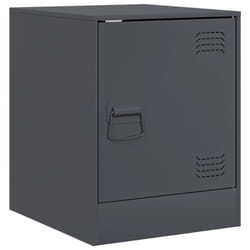VidaXL 841611 nightstand/bedside table Anthracite