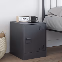 VidaXL 841611 nightstand/bedside table Anthracite