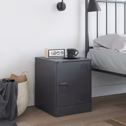 VidaXL 841611 nightstand/bedside table Anthracite