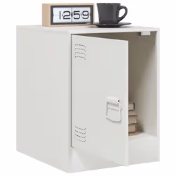 VidaXL 841617 nightstand/bedside table White - Additional view 5