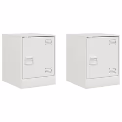 VidaXL 841618, White, Steel, 345 mm, 390 mm, 440 mm, 2 pc(s)