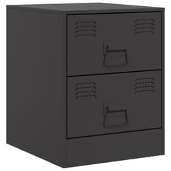 VidaXL 841620 nightstand/bedside table Black