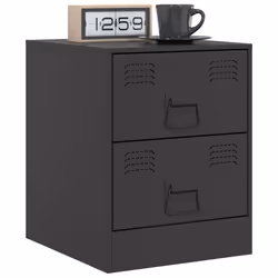 VidaXL 841620 nightstand/bedside table Black - Additional view 4