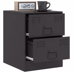 VidaXL 841620 nightstand/bedside table Black - Additional view 5
