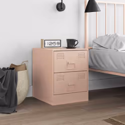 VidaXL 841621 nightstand/bedside table Pink