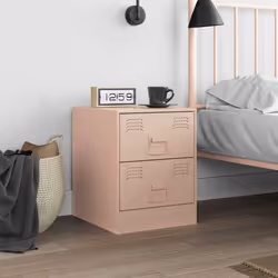 VidaXL 841622 nightstand/bedside table Pink