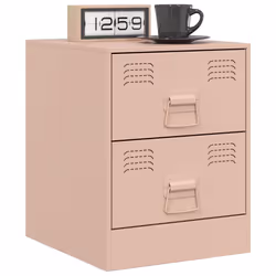 VidaXL 841622 nightstand/bedside table Pink - Additional view 4