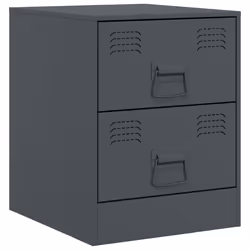 VidaXL 841624 nightstand/bedside table Anthracite - Additional view 6